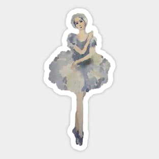 Ballerina watercolor Sticker